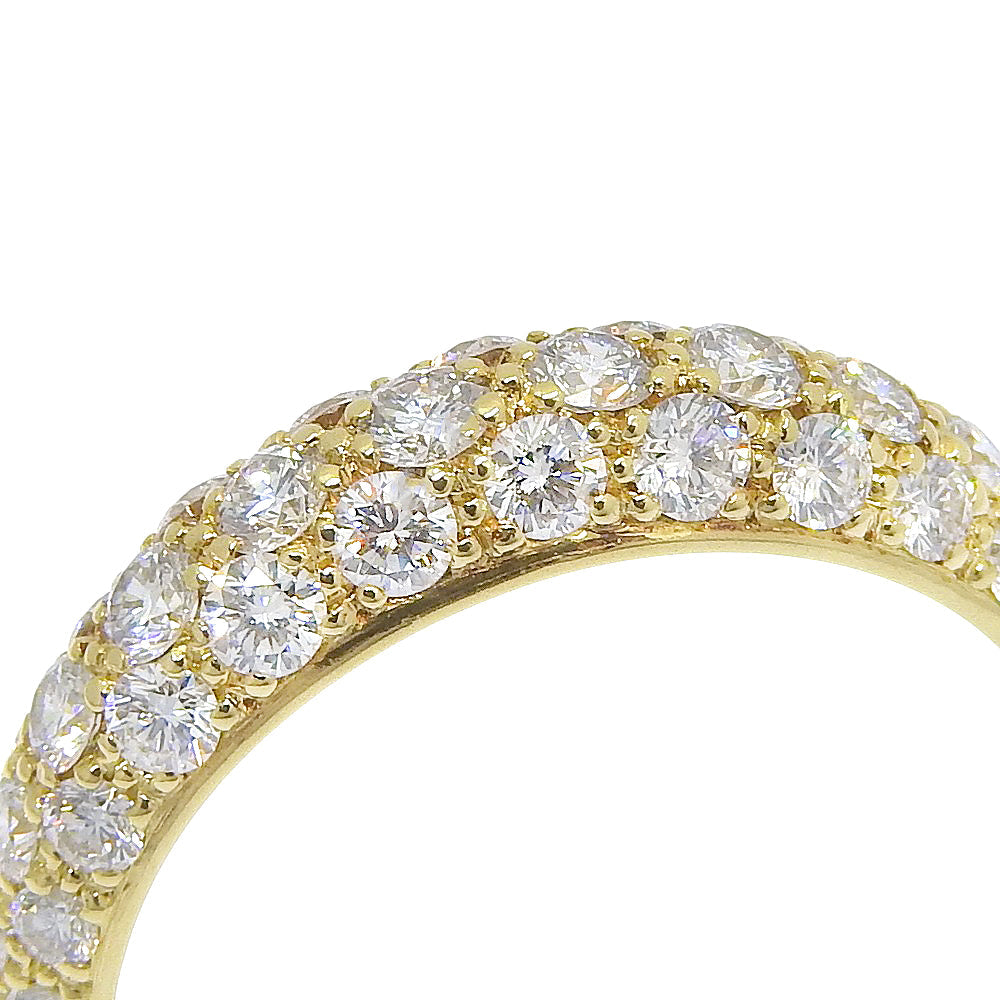 Gimel Pavé 18K Yellow Gold Diamond Ring – inside band