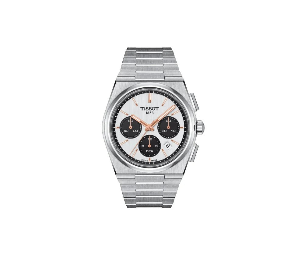 Tissot PRX Automatic Chronograph Panda Dial T137.427.11.011.00