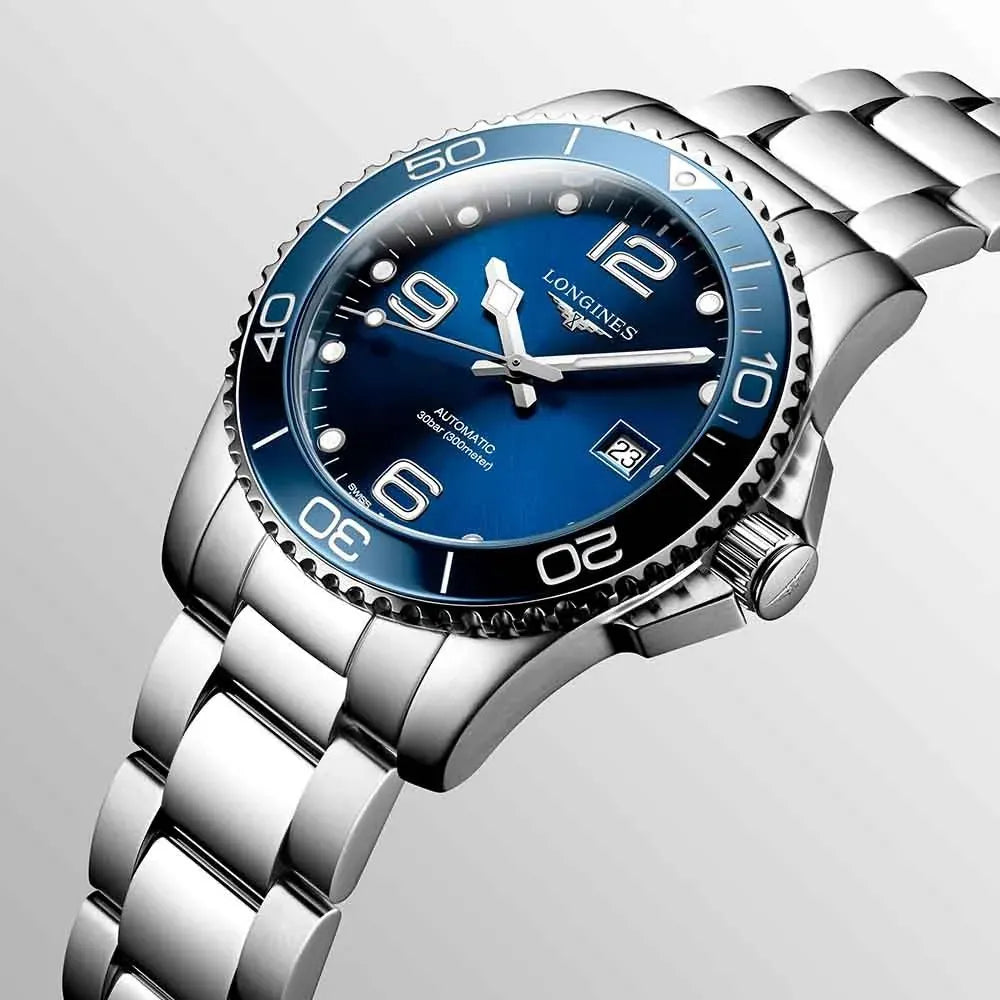 Longines HydroConquest Ceramic 41mm Automatic Blue L3.781.4.96.6