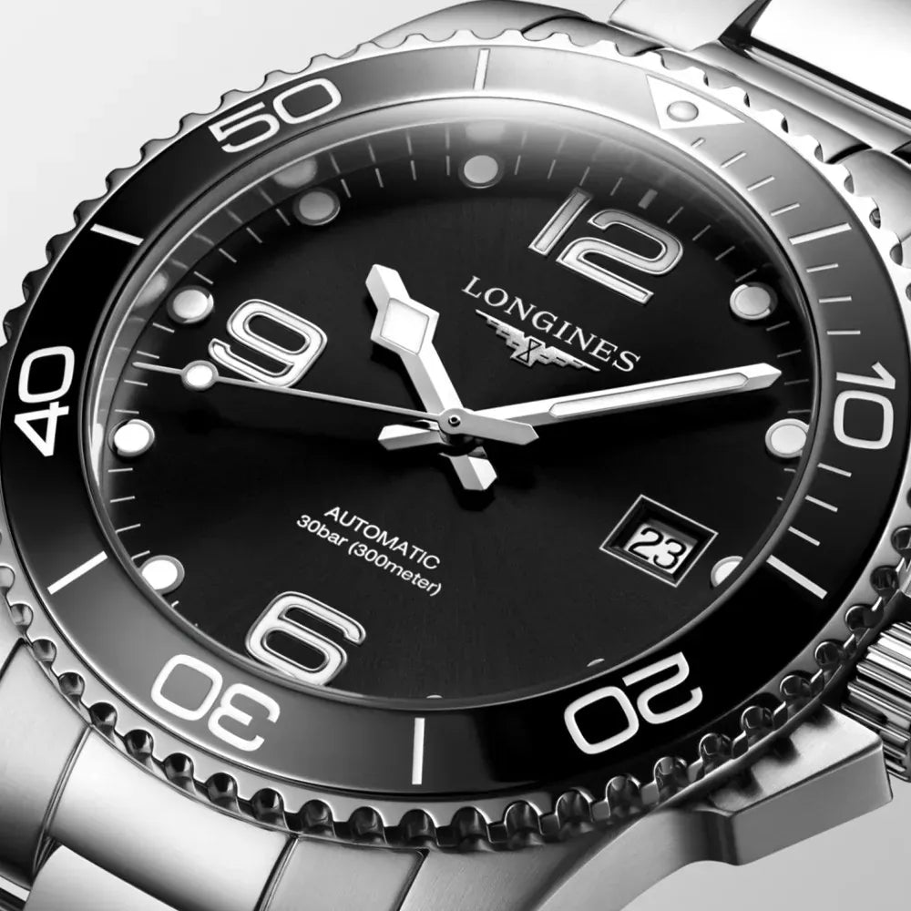 Longines HydroConquest Ceramic 41mm Automatic Black L3.781.4.56.6