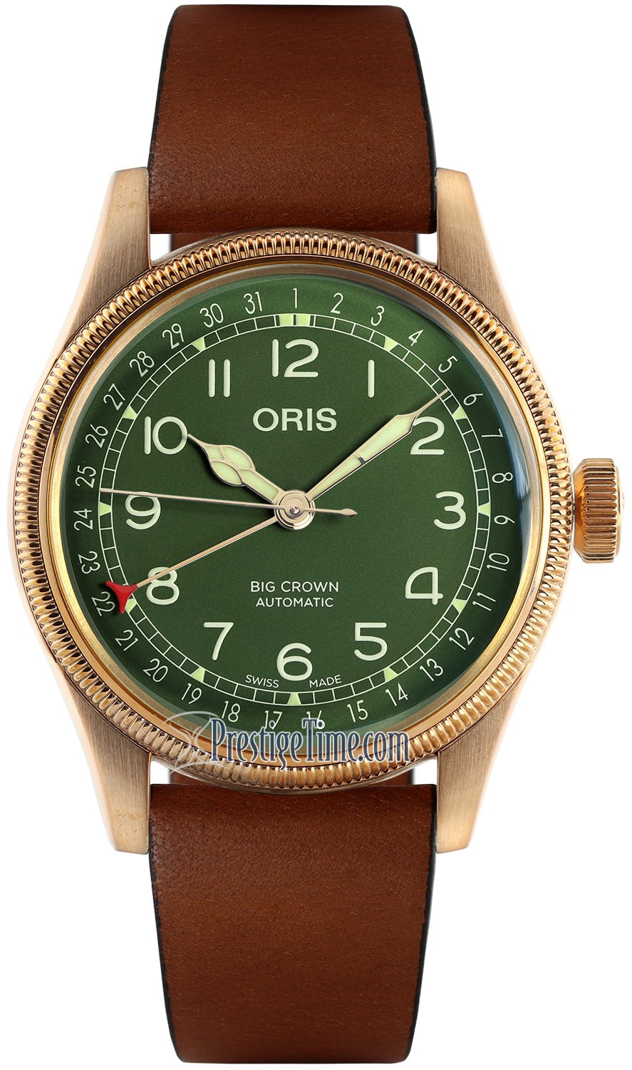 Oris Big Crown Pointer Date 40mm Bronze Green 01 754 7741 3167-07 5 20 58BR