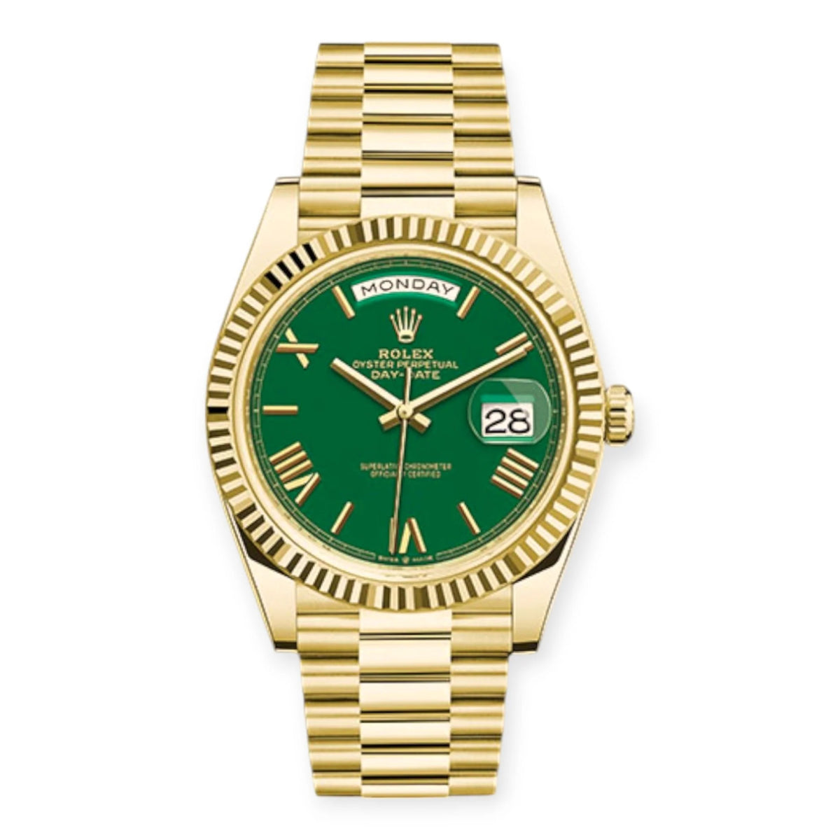 Rolex Day-Date 40 228238 Olive Green Gold