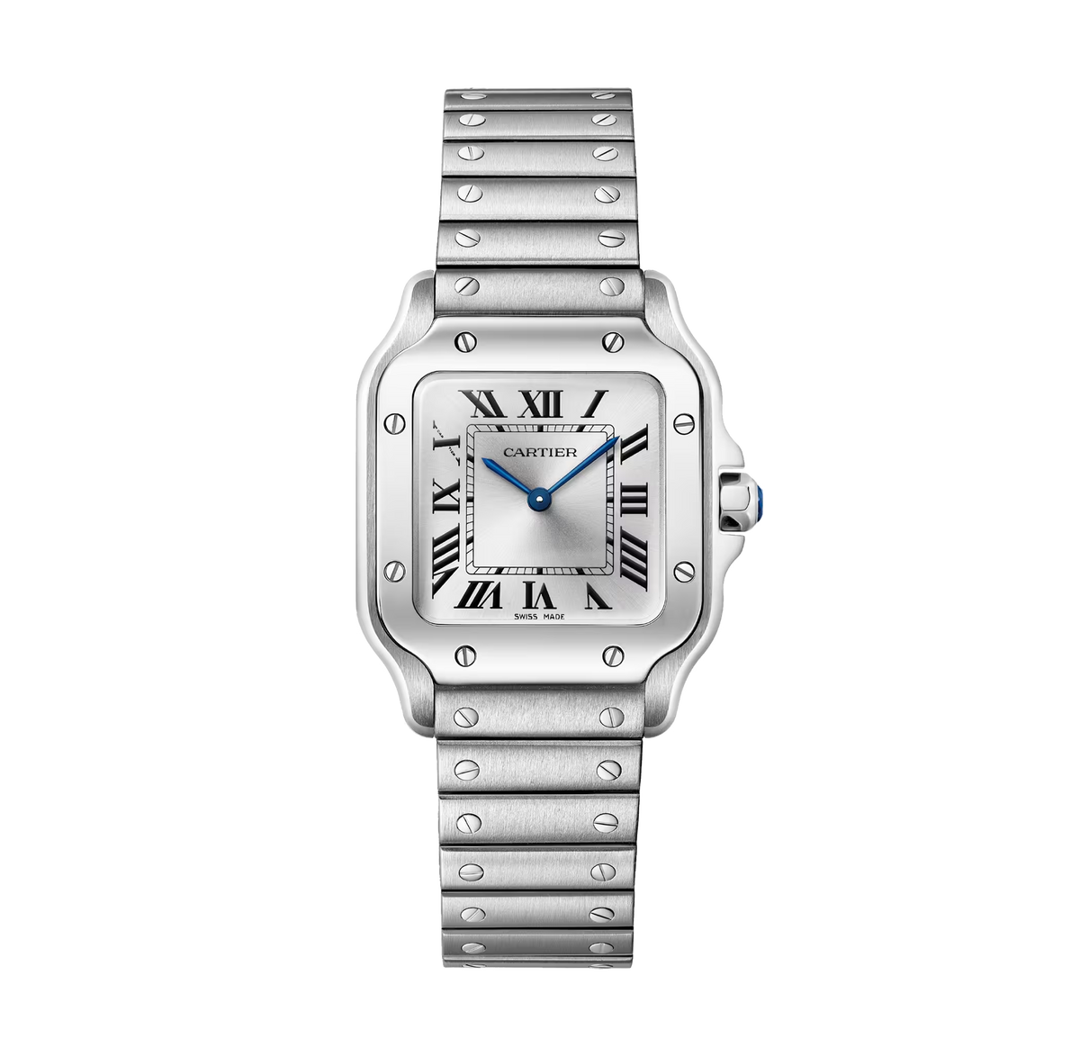 Cartier Santos de Cartier Steel Silver Dial