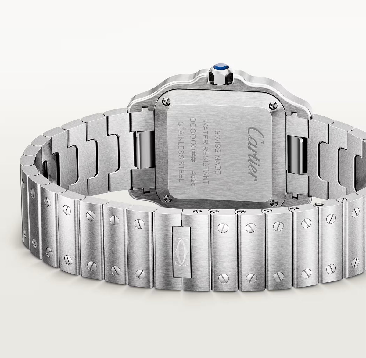 Cartier Santos de Cartier Steel Silver Dial