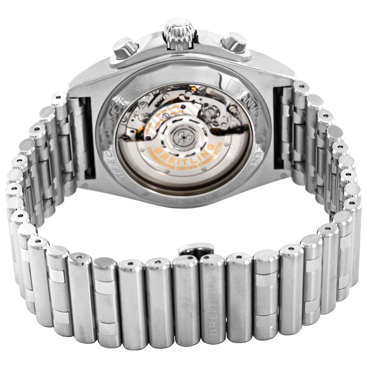 Breitling Chronomat B01 42 Silver Panda Dial Steel Rouleaux AB0134101G1A1
