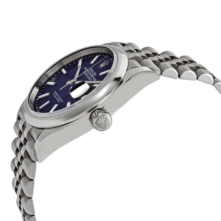 Rolex Datejust 36 Blue Dial Fluted Jubilee 126234