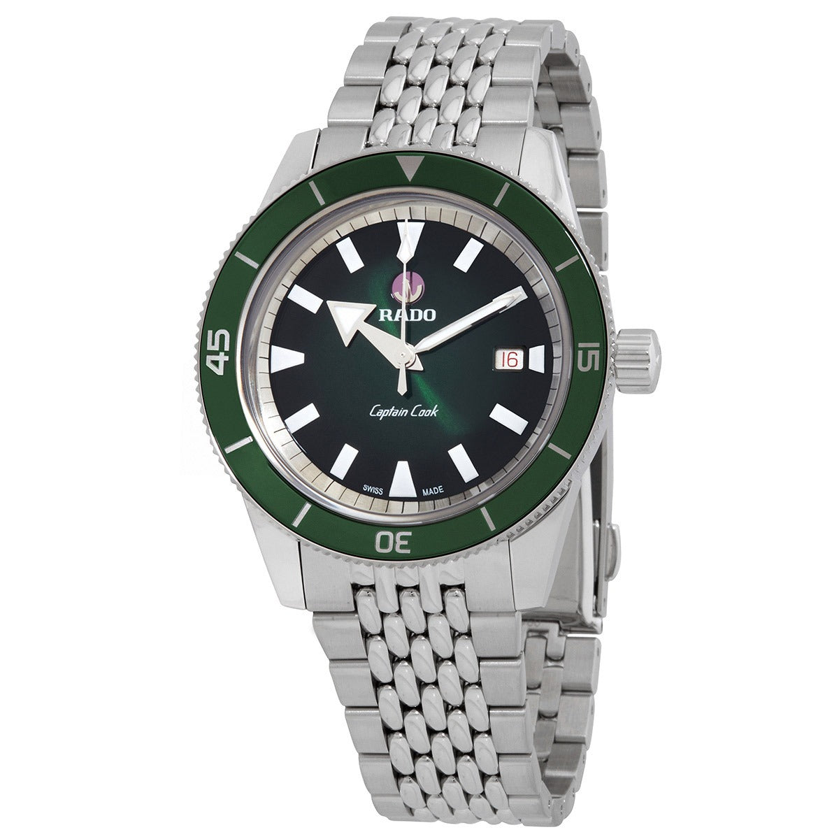Rado Captain Cook Automatic 42mm Green Dial R32505313