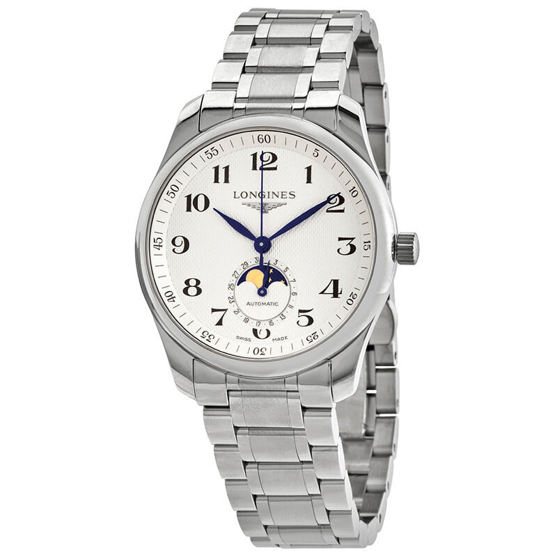 Longines Master Collection Moonphase Silver
