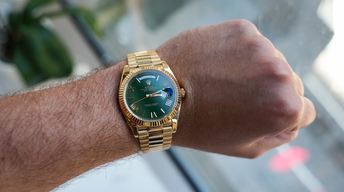 Rolex Day-Date 40 228238 Olive Green Gold