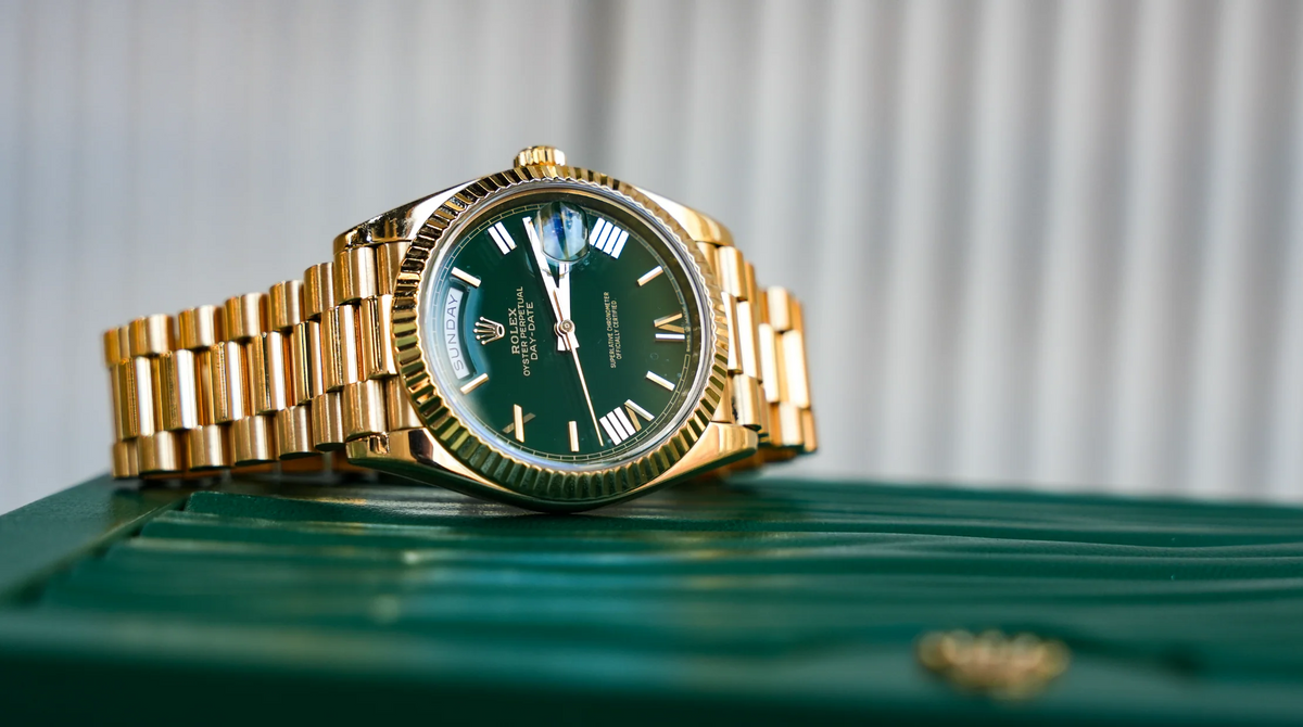 Rolex Day-Date 40 228238 Olive Green Gold