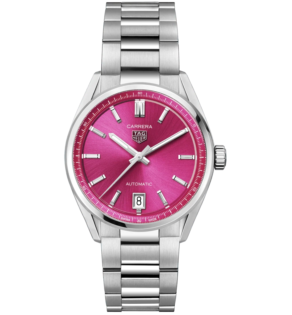 TAG Heuer Carrera Date 36mm Pink Pastel Dial WBN2313.BA0001