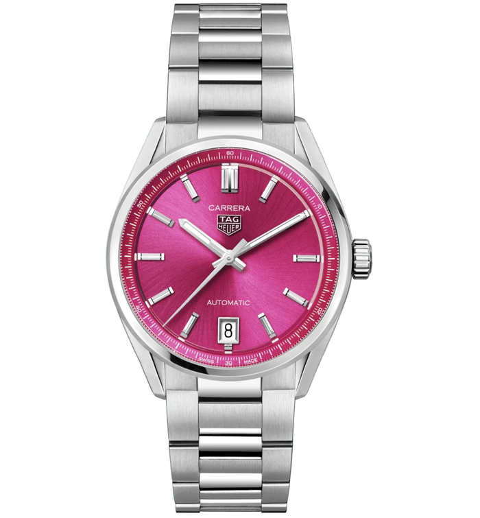 TAG Heuer Carrera Date 36mm Pink Pastel Dial WBN2313.BA0001