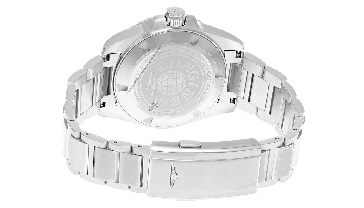 Longines HydroConquest GMT 41mm Green Dial L3.890.4.06.6