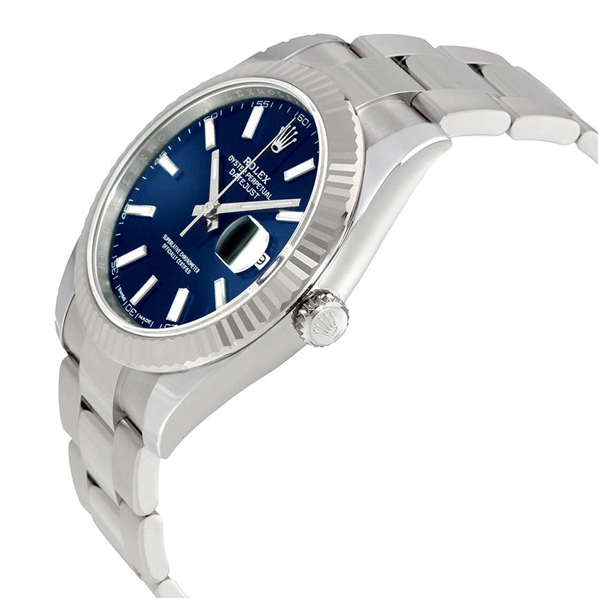 Rolex Datejust 36/41 White Rolesor Blue / Mint Green