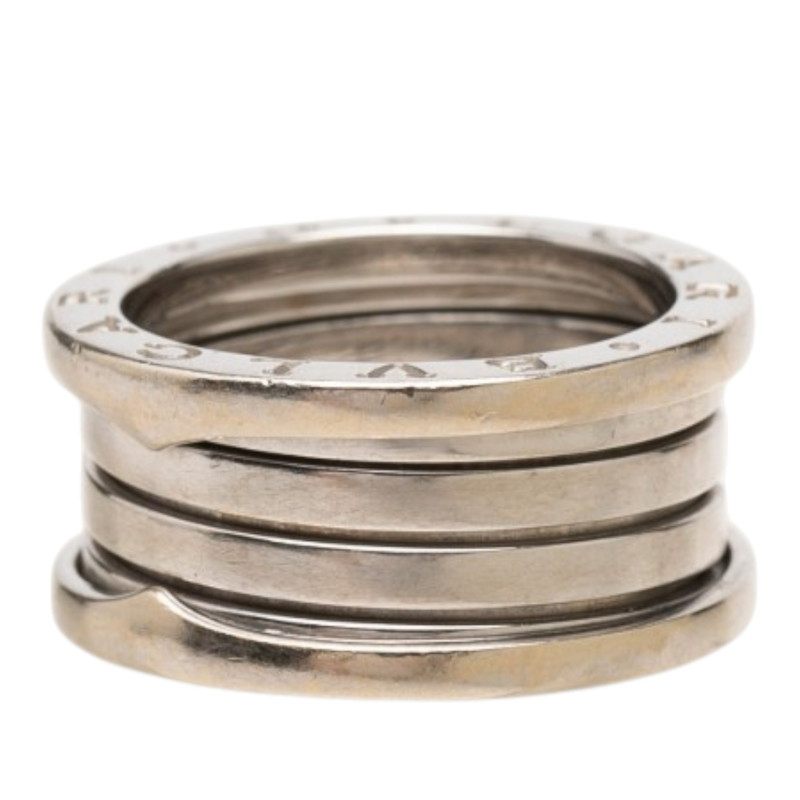 Bulgari B.Zero1 18K White Gold Ring – top view
