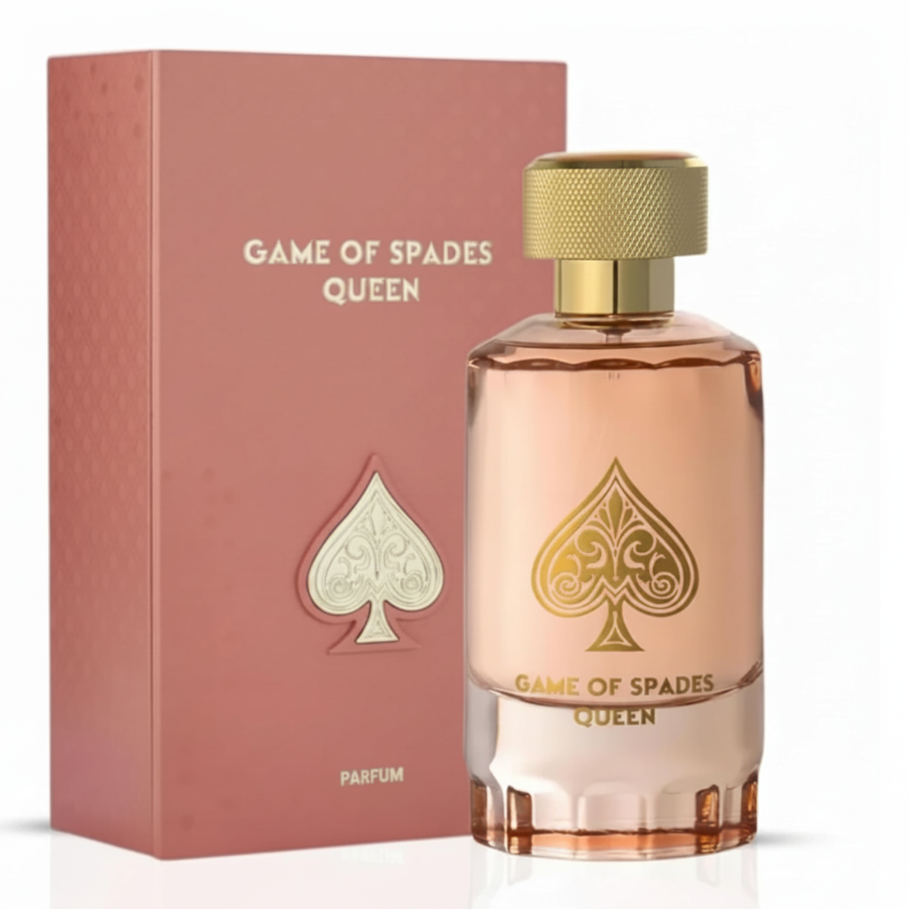 Jo Milano Game of Spades Queen Parfum - Box and Bottle