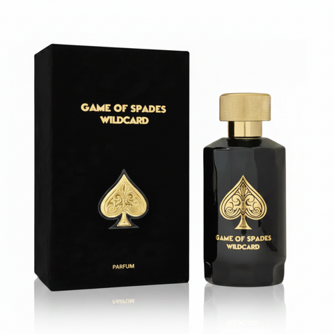 Jo Milano Game of Spades Wildcard Parfum - Box and Bottle