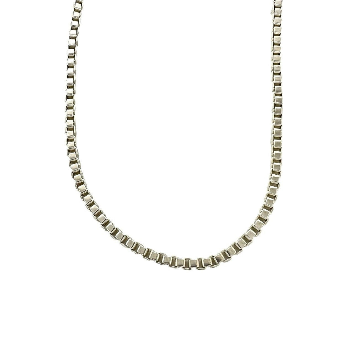 Tiffany & Co. Venetian Sterling Silver Necklace – full length
