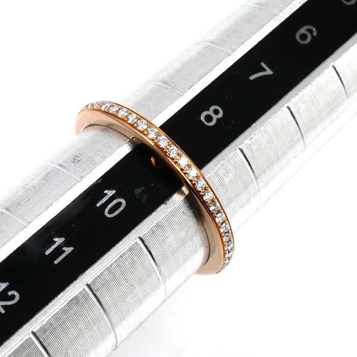 Bulgari Roma Amor 18K Rose Gold Diamond Ring – alternate view
