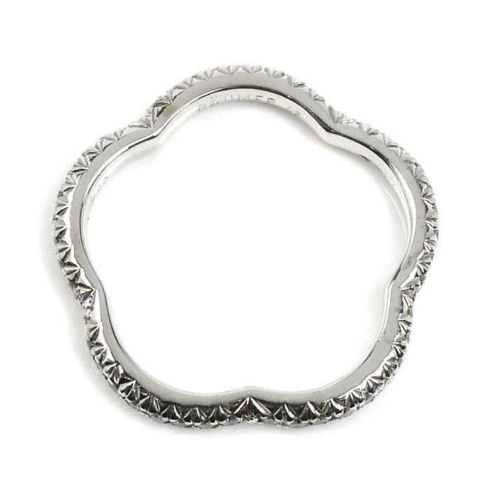 Chanel Camelia 18K White Gold Diamond Ring – inside band