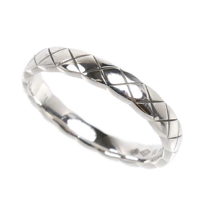 Chanel Coco Crush 18K White Gold Diamond Ring – front view