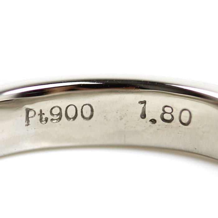 Platinum Full Diamond Eternity Ring – inside band
