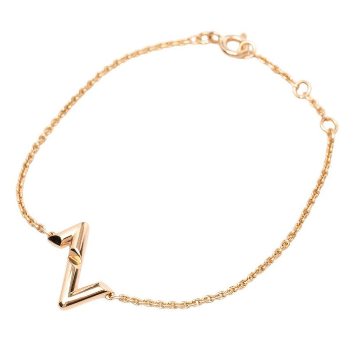 Louis Vuitton LV Volt Upside Down 18K Rose Gold Bracelet – front view