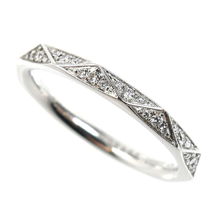 Graff Laurence Graff Signature 18K White Gold Diamond Ring – front view