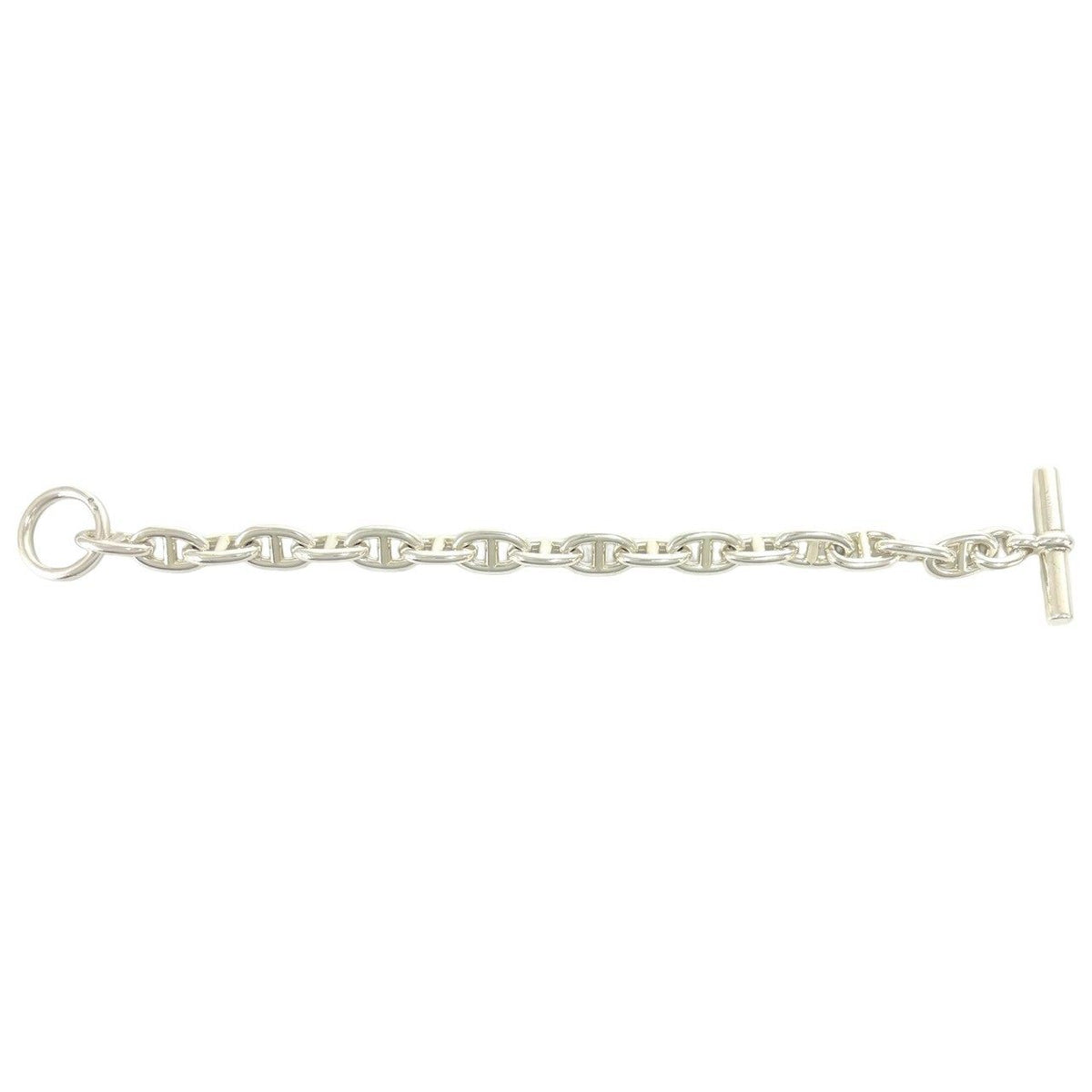 Hermès Chaîne d'Ancre MM Sterling Silver Bracelet – on the wrist