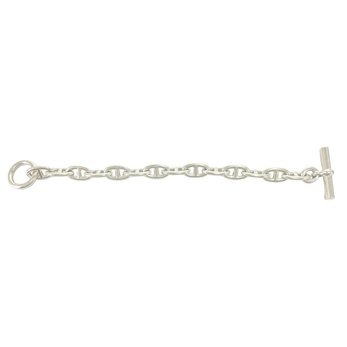 Hermès Chaîne d'Ancre GM Sterling Silver Bracelet – on the wrist