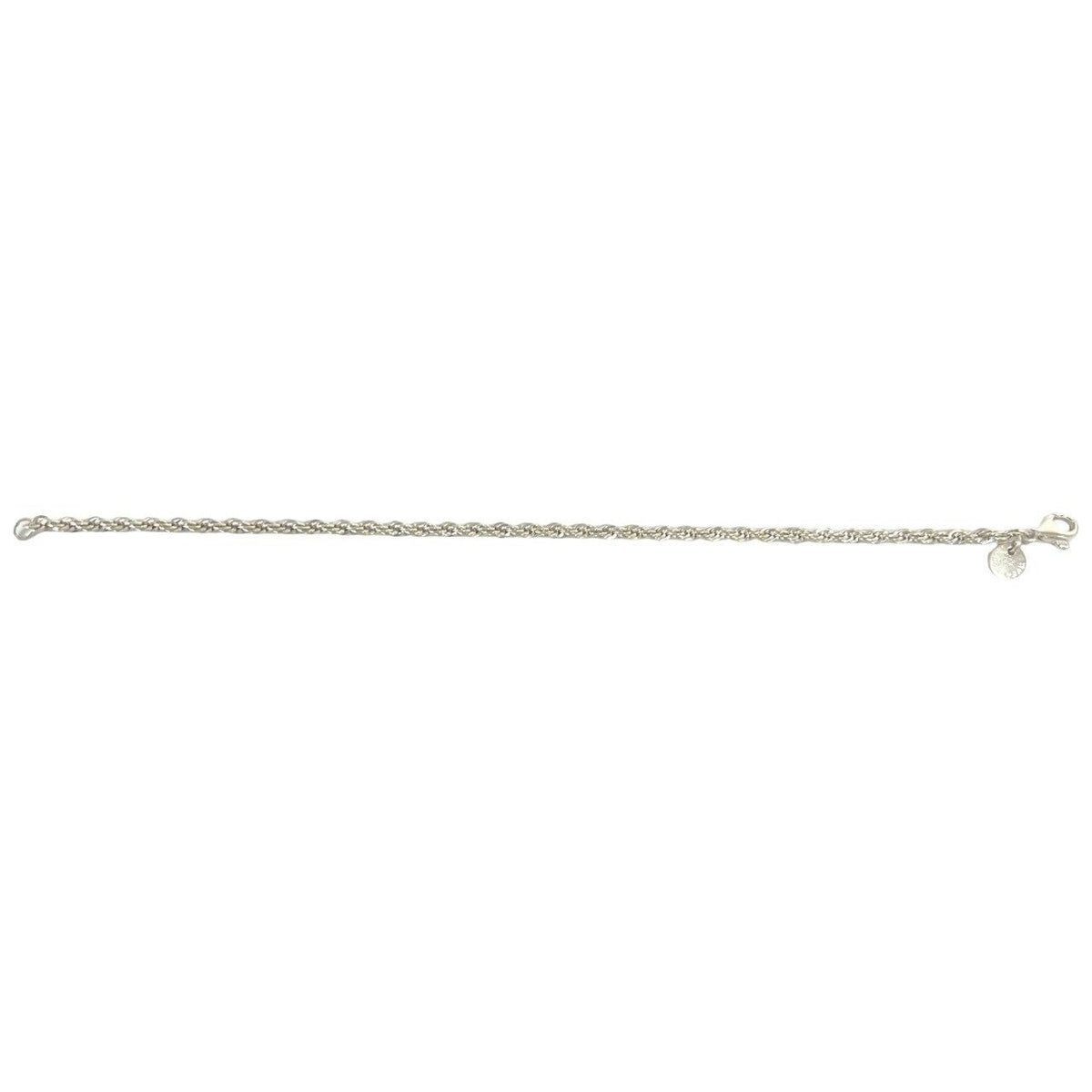 Tiffany & Co. Twist Rope Sterling Silver Bracelet – on the wrist