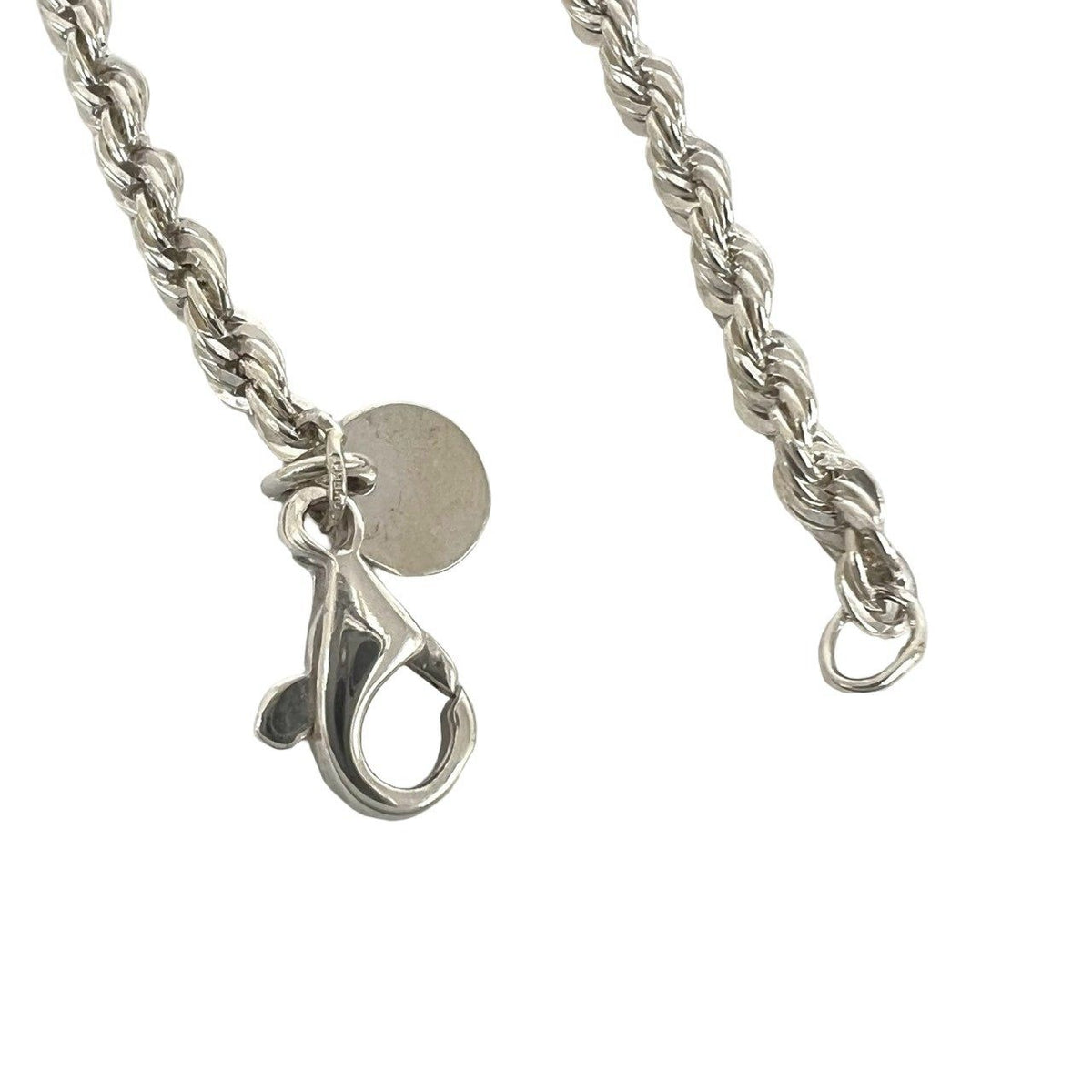 Tiffany & Co. Twist Rope Sterling Silver Bracelet – side view