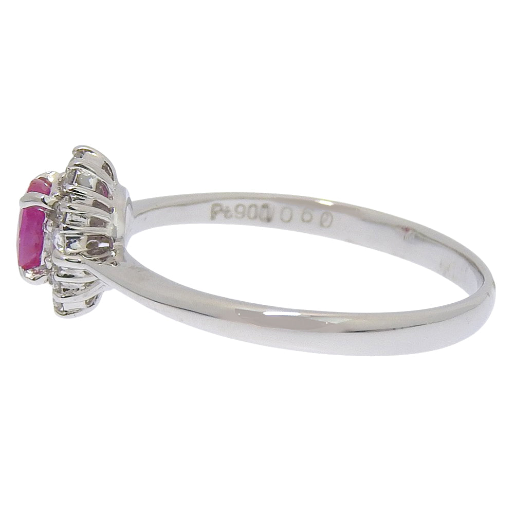 Platinum Diamond Ruby Ring 3.5g – packaging
