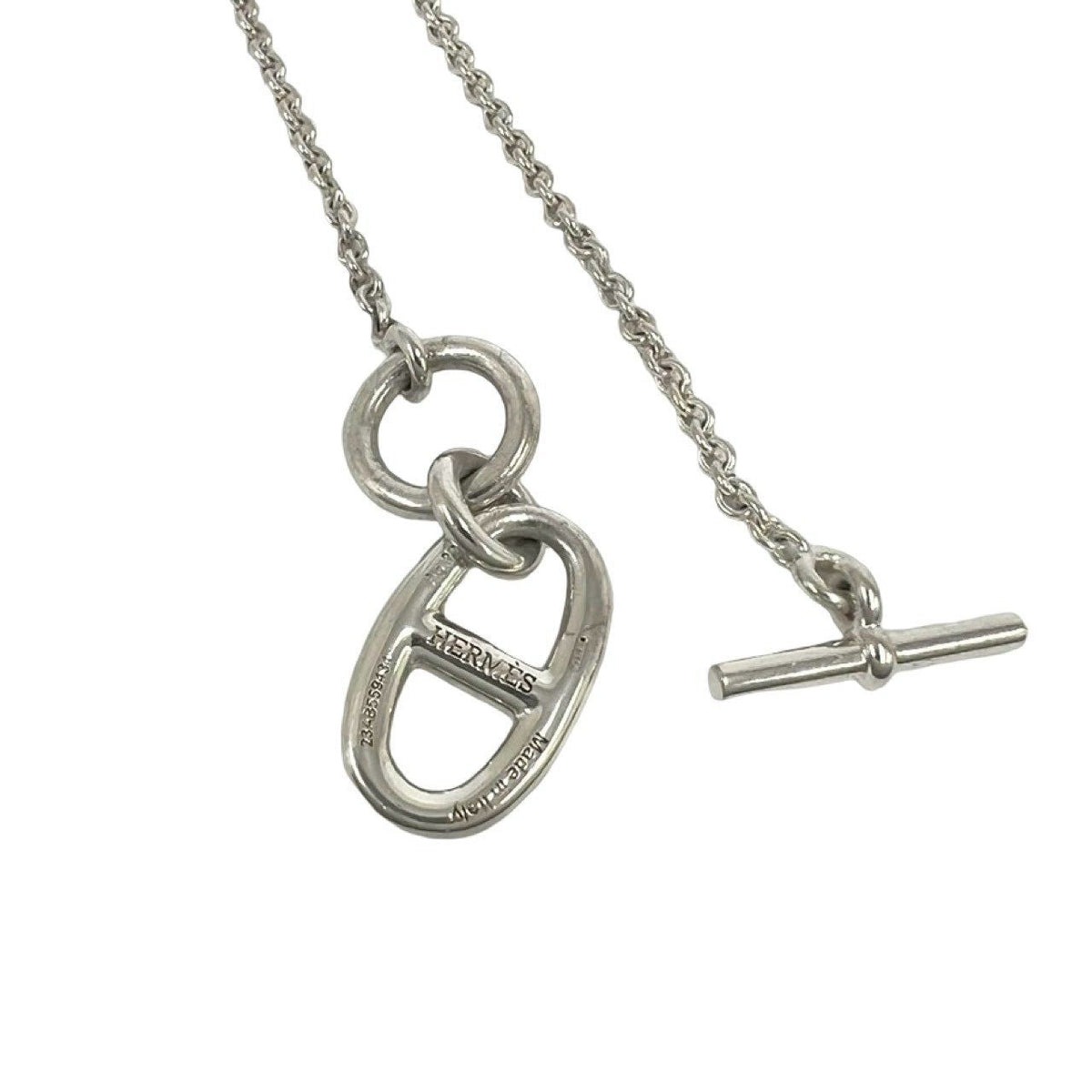 Hermès Chaîne d'Ancre Amulette Sterling Silver Necklace – packaging