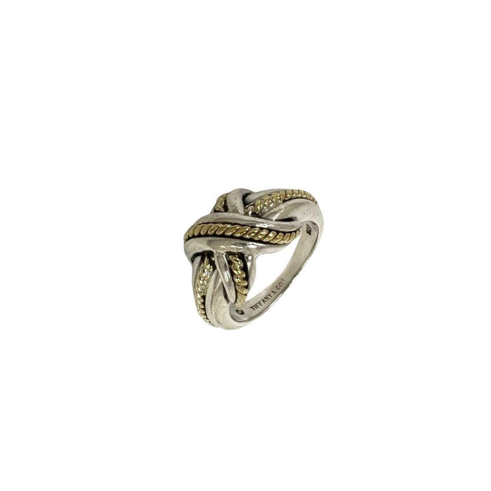 Tiffany & Co. Signature Cross 18K Yellow Gold Ring – front view
