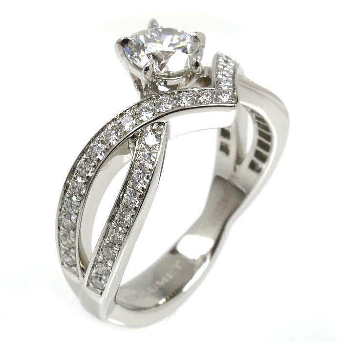 Chaumet Josephine Amour D’Aigrette Platinum Diamond Ring – side view