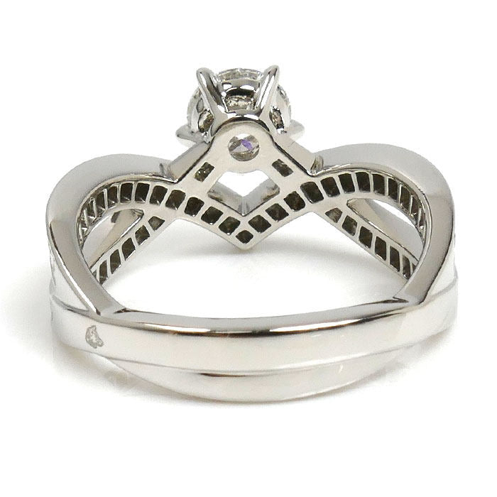 Chaumet Josephine Amour D’Aigrette Platinum Diamond Ring – inside band