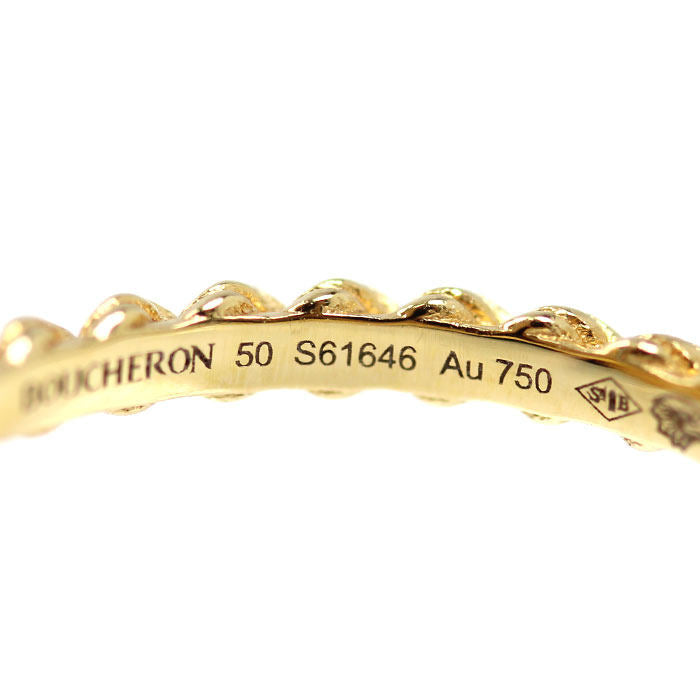 Boucheron Serpent Boheme 18K Yellow Gold Diamond Ring – packaging