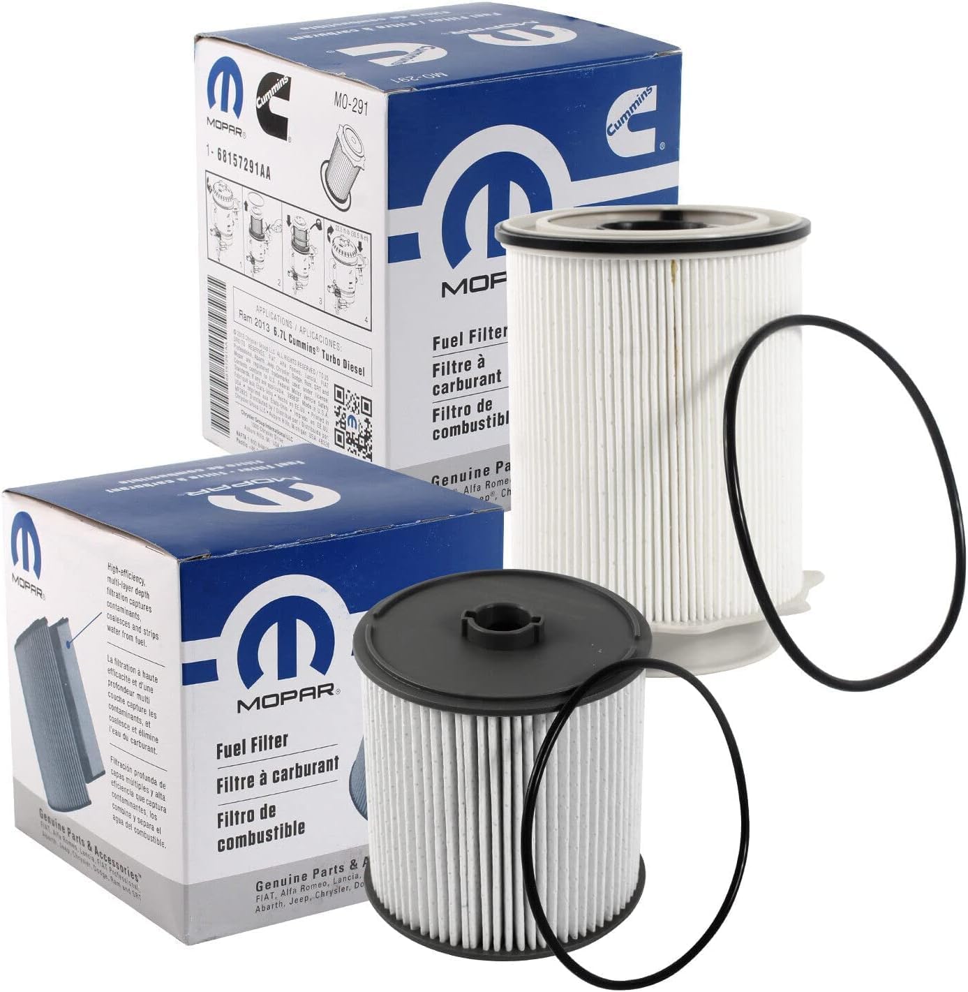 Mopar Ram Cummins Fuel Filters Sealed