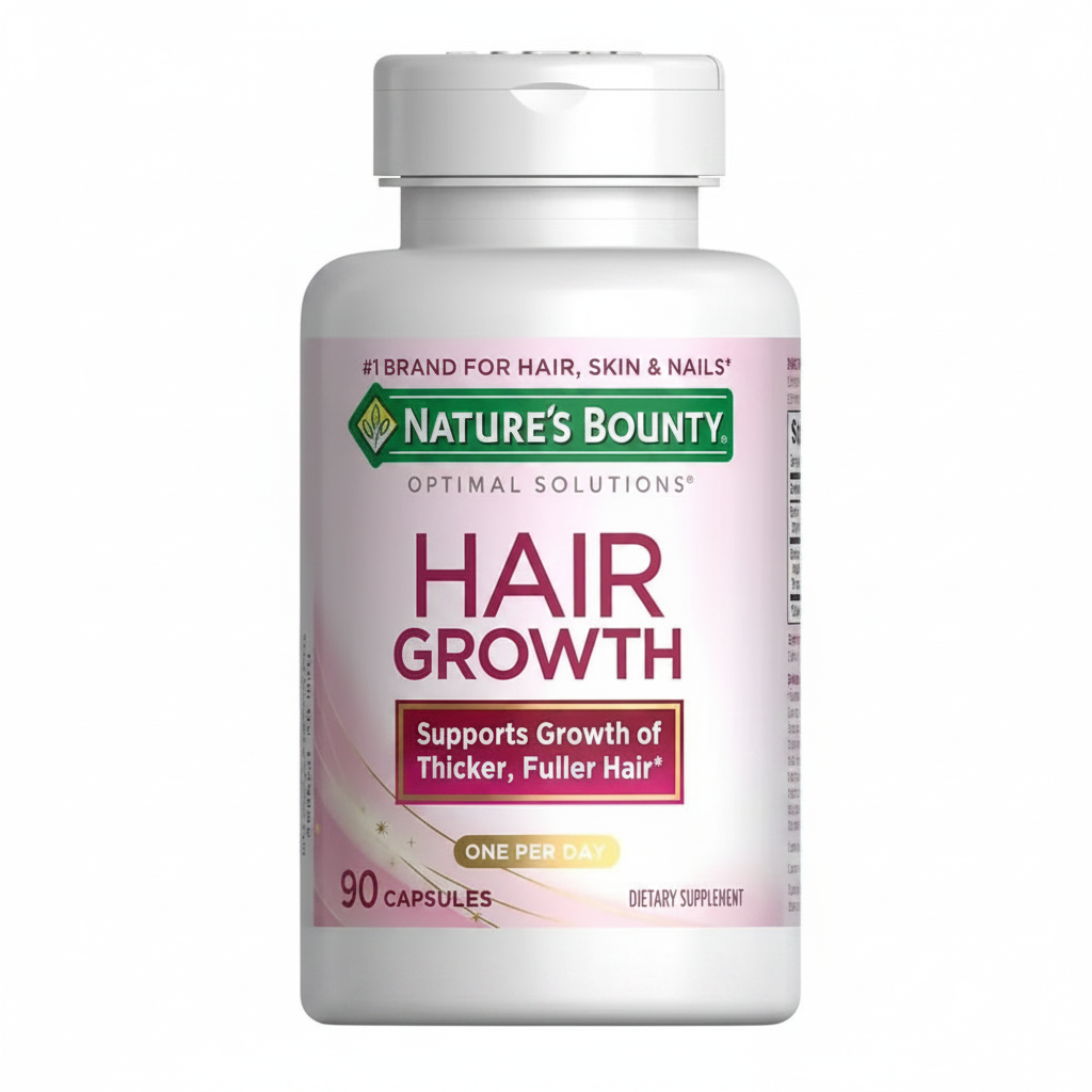 Nature's Bounty Hair Growth - Supplement Bottle
