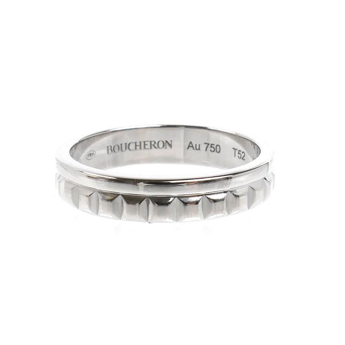 Boucheron Quatre Radiant 18K White Gold Ring – top view