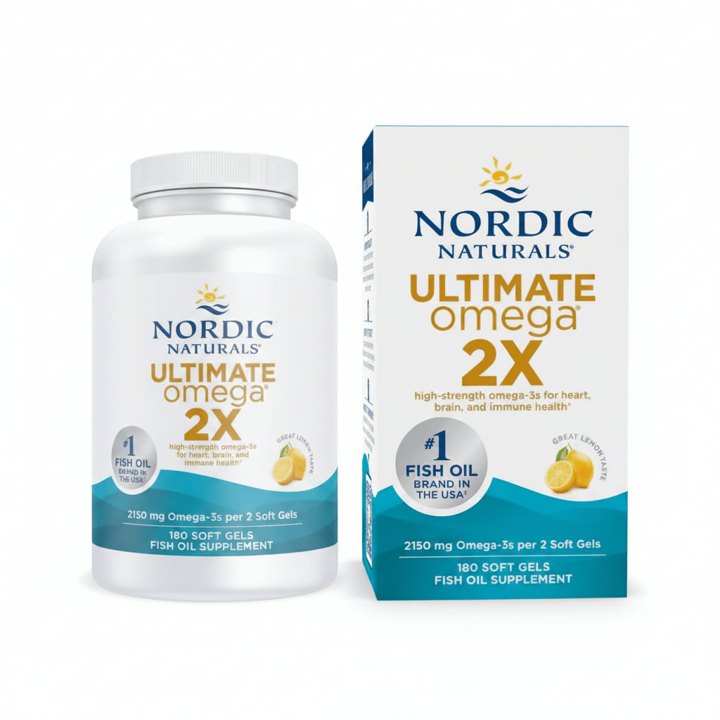 Nordic Naturals Ultimate Omega 2X 180ct Sealed