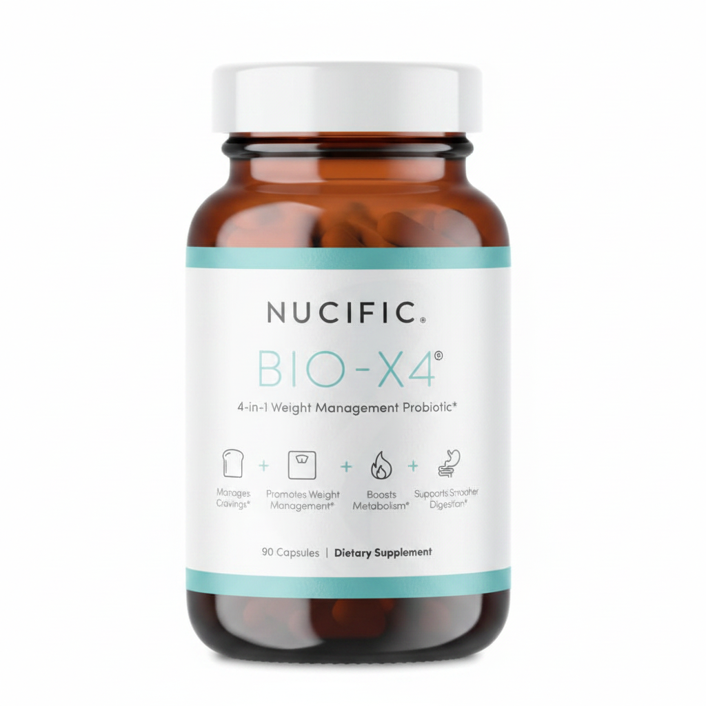 Nucific Bio-X4 Probiotic - Amber Glass Bottle Refined