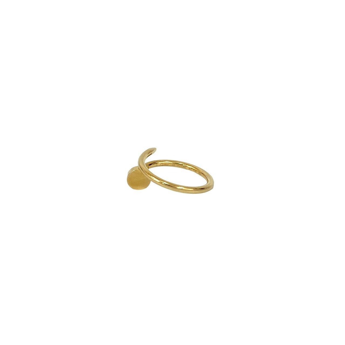 Cartier Juste Un Clou 18K Yellow Gold Ring – inside band
