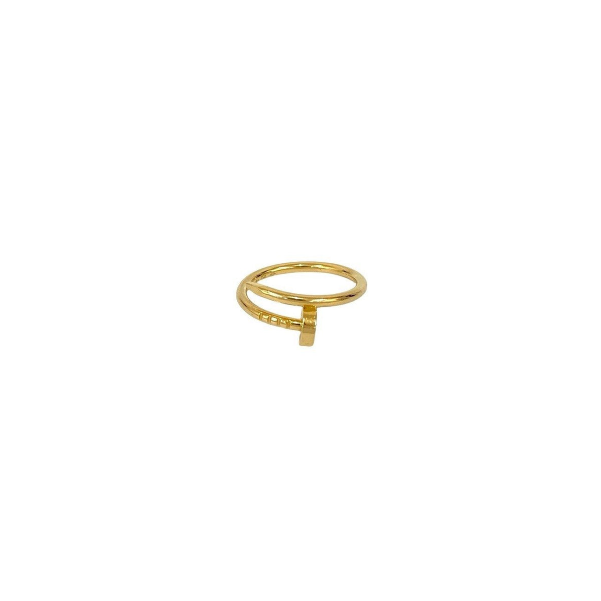 Cartier Juste Un Clou 18K Yellow Gold Ring – front view