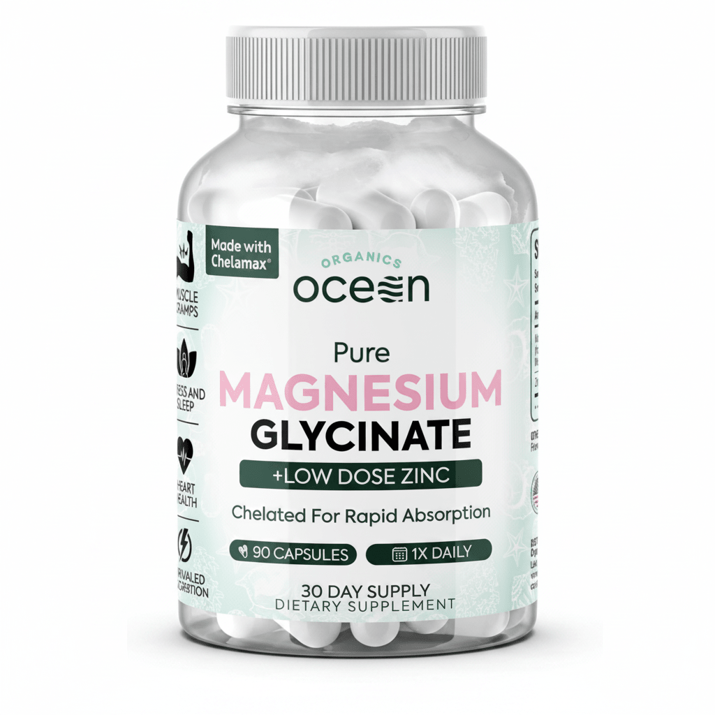 Ocean Pure Magnesium Glycinate 400mg 90ct Sealed