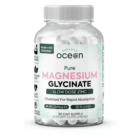 Ocean Pure Magnesium Glycinate 400mg 90ct Sealed
