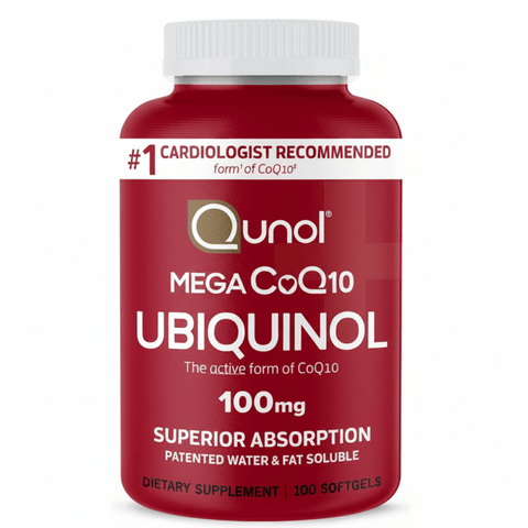 Qunol MEGA CoQ10 Ubiquinol 100mg 120ct Sealed