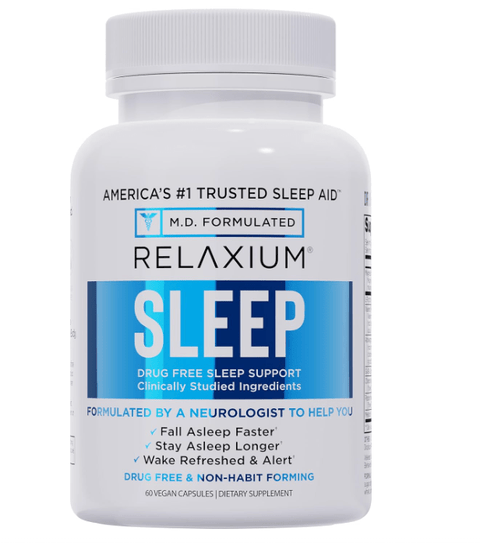 Relaxium Sleep Natural Sleep Aid 60ct Sealed