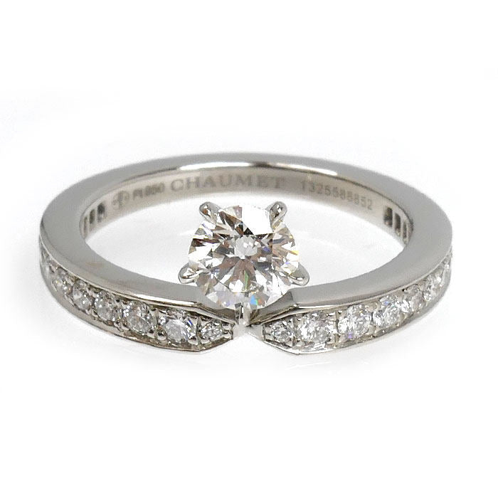 Chaumet Josephine Eclat d’Eternite Platinum Diamond Ring – top view